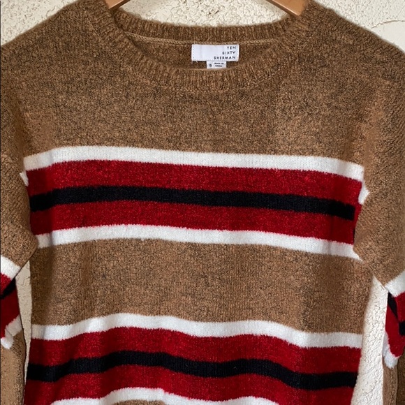 TEN SIXTY SHERMAN Placement Stripe Sweater Size S - Picture 6 of 7